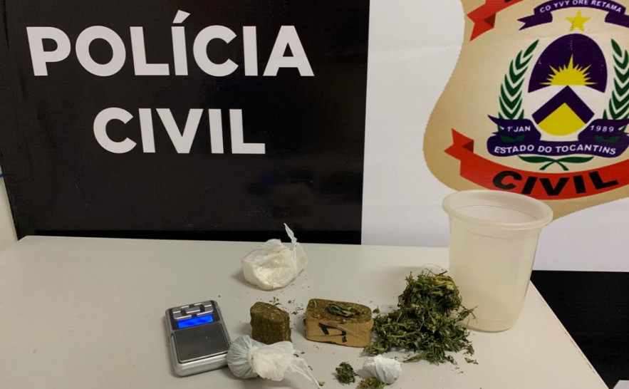 Dois suspeitos de tráfico de drogas são presos pela Polícia Civil em Pedro Afonso