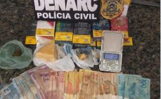Polícia Civil prende casal suspeito por tráfico de drogas em Araguaína 