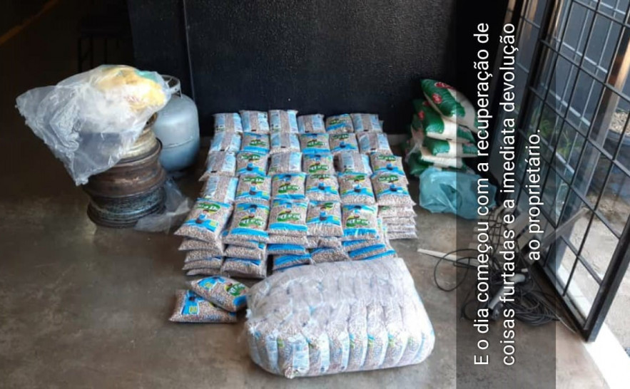 Polícia Civil restitui aos verdadeiros proprietários mais de 100 quilos de alimentos em Paraíso do Tocantins 