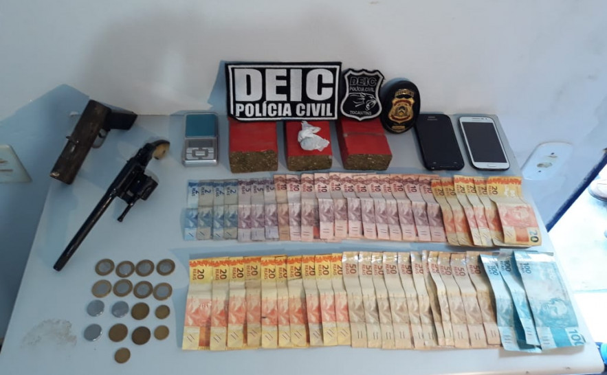 Polícia Civil do Tocantins prende suspeito de ser um dos maiores traficantes de Guaraí e região