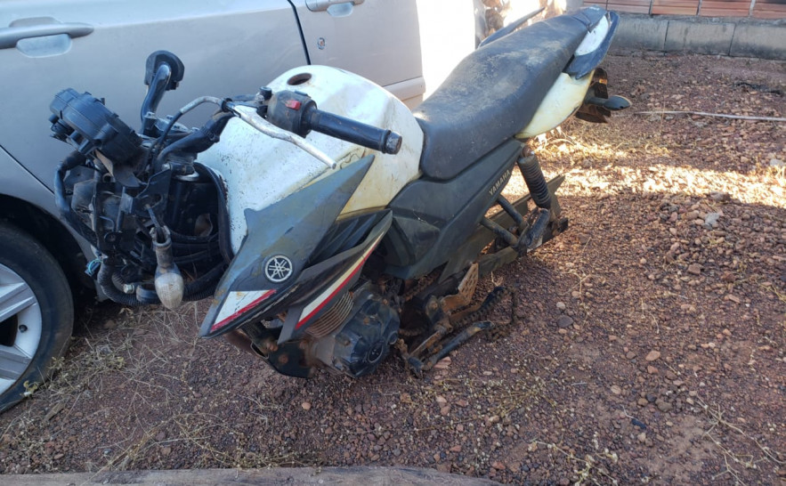 Em Luzimangues, Polícia Civil recupera motocicleta roubada em Palmas