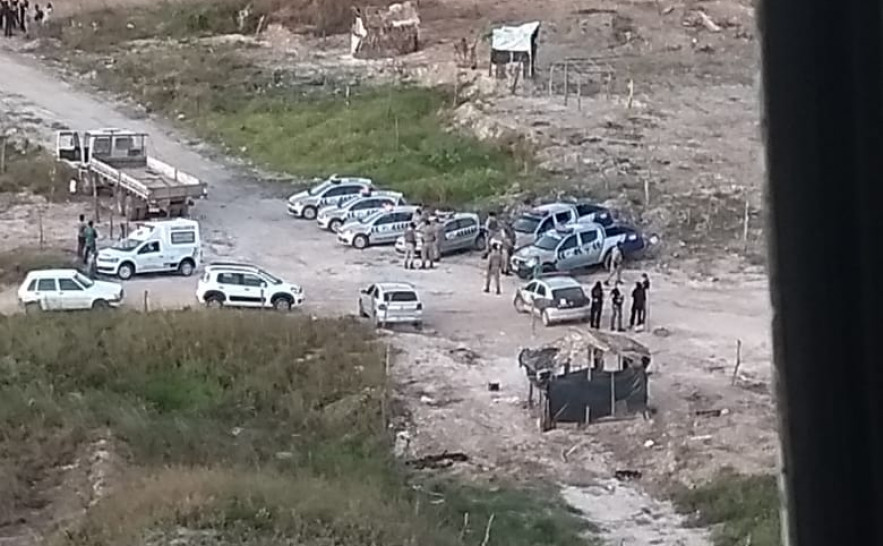 Ciopaer auxilia forças de segurança no cumprimento de mandado de reintegração de posse em Arraias 
