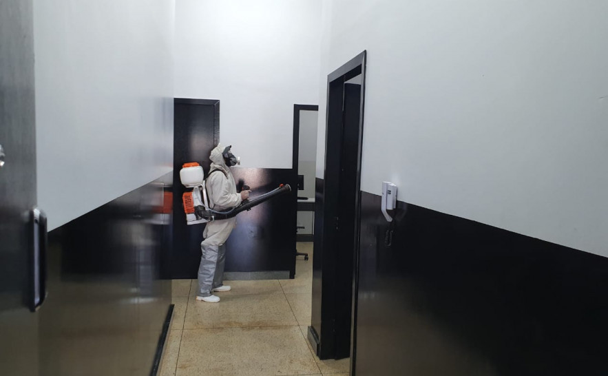Higienização em prédios da Polícia Civil é uma das prioridades nas ações de combate à Covid-19