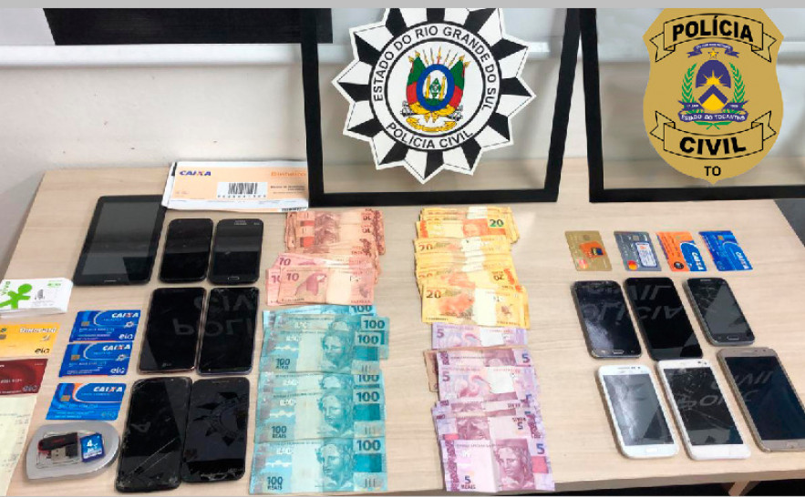 Operação Perfil Oculto da Polícia Civil do Tocantins resulta na prisão de três pessoas suspeitas de extorsão praticada via internet no Rio Grande do Sul 
