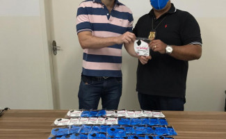 Instituto de Criminalística e Ciopaer recebem doações de máscaras descartáveis