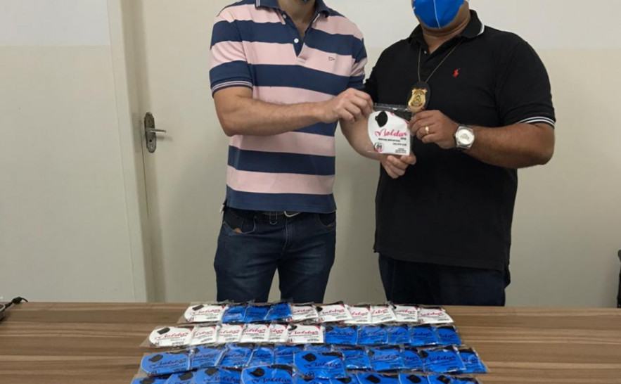 Instituto de Criminalística recebe máscaras descartáveis
