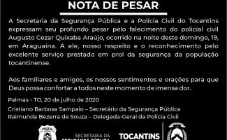 NOTA DE PESAR