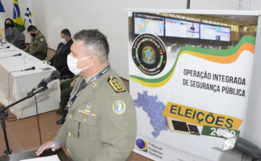 Representante da SEOPI, coronel Henrique de Sousa Lima Júnior, destacou que o encontrou demonstrou prontidão das forças de segurança