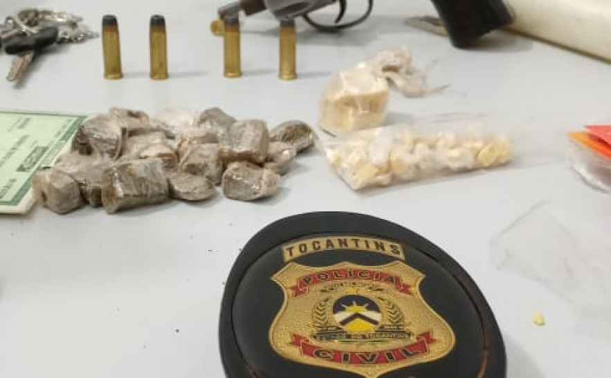 Polícia Civil do Tocantins prende em flagrante dois homens por tráfico de drogas em Gurupi