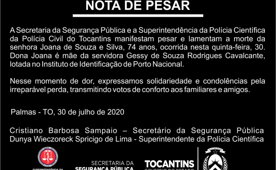Nota de pesar