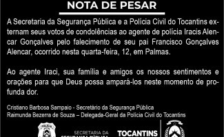 NOTA DE PESAR