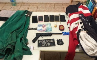 Operação de combate à criminalidade deflagrada pela Polícia Civil resulta na prisão de quatro pessoas em Peixe 