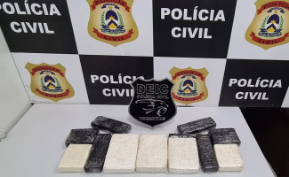    Polícia Civil do Tocantins prende em Gurupi homem com 11 tabletes de cocaína