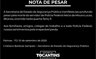 NOTA DE PESAR