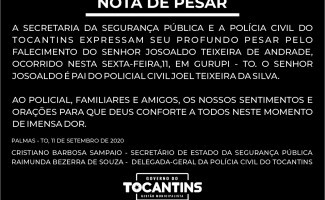 Nota de pesar 