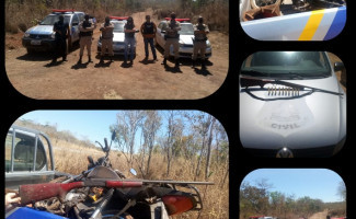 Em Conceição do Tocantins, Polícia Civil realiza apreensões e prende suspeito de crimes diversos
