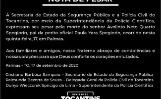NOTA DE PESAR