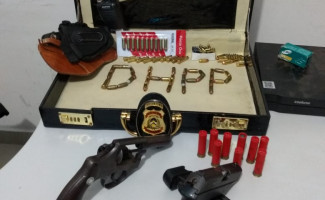 Em Gurupi, Polícia Civil apreende armas e munições em posse de suspeito de homicídio