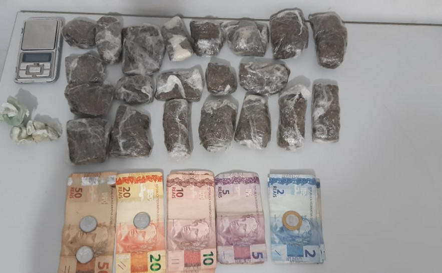 Drogas apreendidas pela Polícia Civil em Guaraí