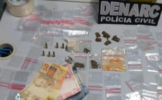  Ponto de venda de drogas é fechado em Araguaína e traficante é preso pela Polícia Civil 