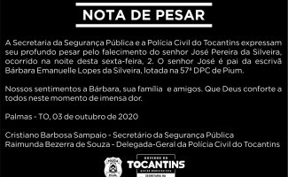 NOTA DE PESAR
