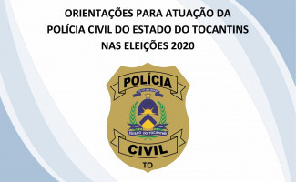  Segurança Pública publica cartilha sobre as eleições 2020 para orientar seus servidores