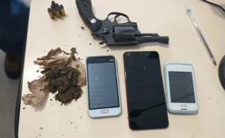 Polícia Civil apreende arma de fogo e detém homens com drogas para consumo em Miranorte