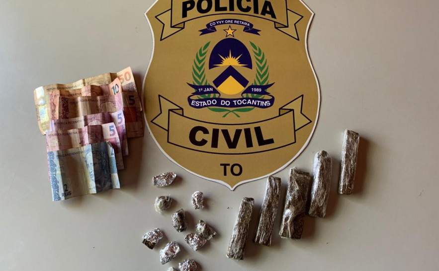 Drogas e dinheiro oriundos do tráfico de entorpecentes são apreendidos em Caseara
