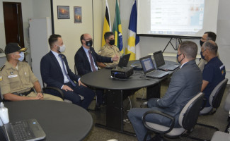 Segurança Pública apresenta instalações do Gabinete de Monitoramento das eleições 2020 a membros do Judiciário e também do Tribunal Regional Eleitoral 