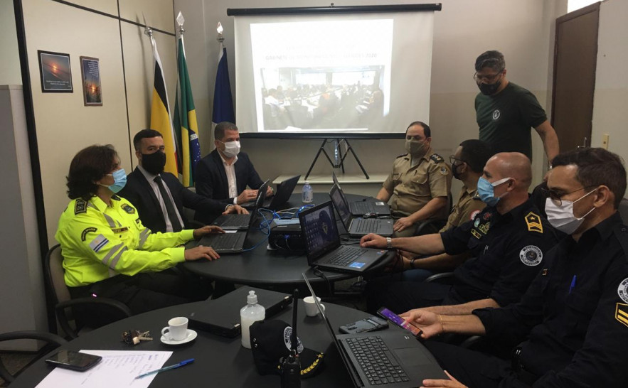 As ações das forças de segurança do Estado do Tocantins estiveram concentradas durante todo este domingo, 15, no Gabinete de Monitoramento.jpeg