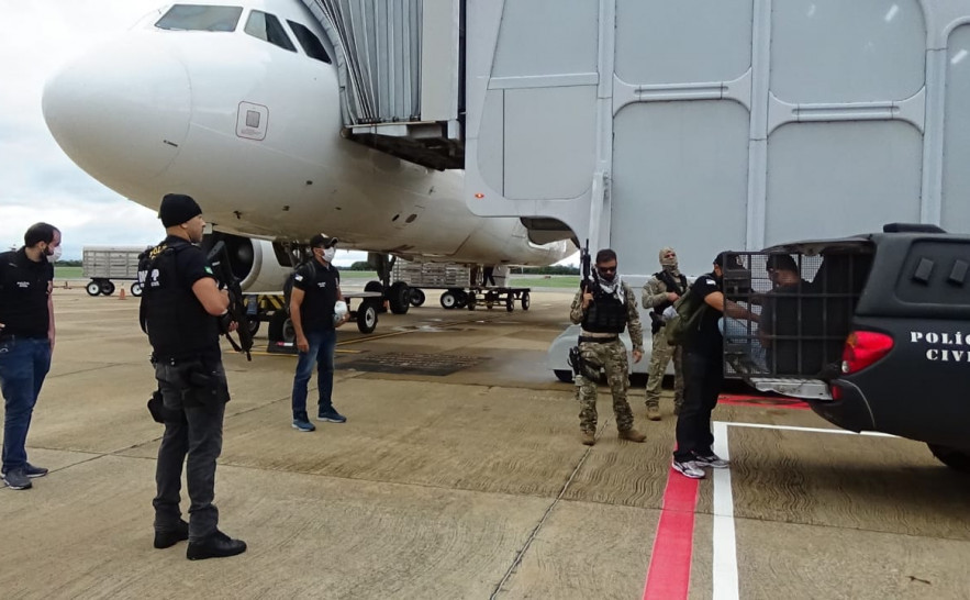 O suspeito foi conduzido para Araguaína, onde será encaminhado para a Casa de Prisão Provisória de Araguaína (CPPA).jpg