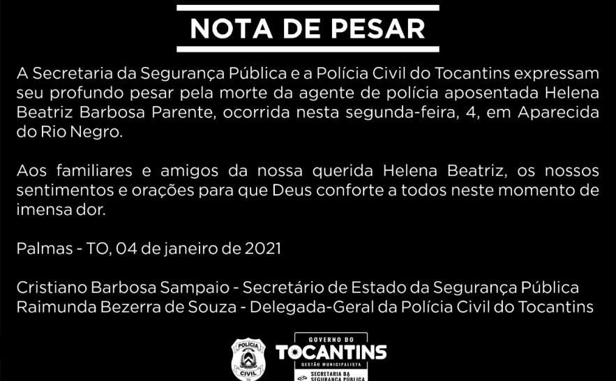 Nota de falecimento 