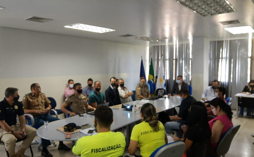 Representantes das forças de segurança se reúnem para construção do plano de ação para o atuação no ENEM 2020 