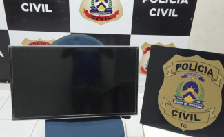 Polícia Civil recupera aparelho de televisão furtado e identifica autores do ato infracional no interior do Estado 
