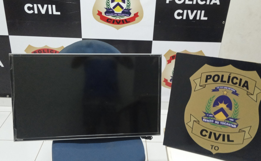  Polícia Civil recupera aparelho de televisão furtado e identifica autores do ato infracional no interior do Estado 