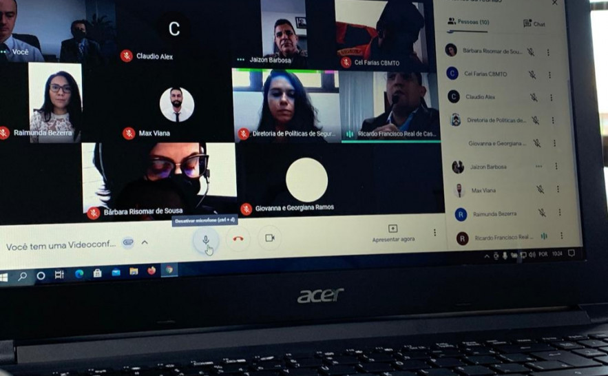 Reunião aconteceu de forma virtual nesta terça-feira, 19