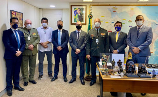 Secretário Cristiano Sampaio participa de reunião no Senasp sobre programa de fortalecimento das forças de segurança