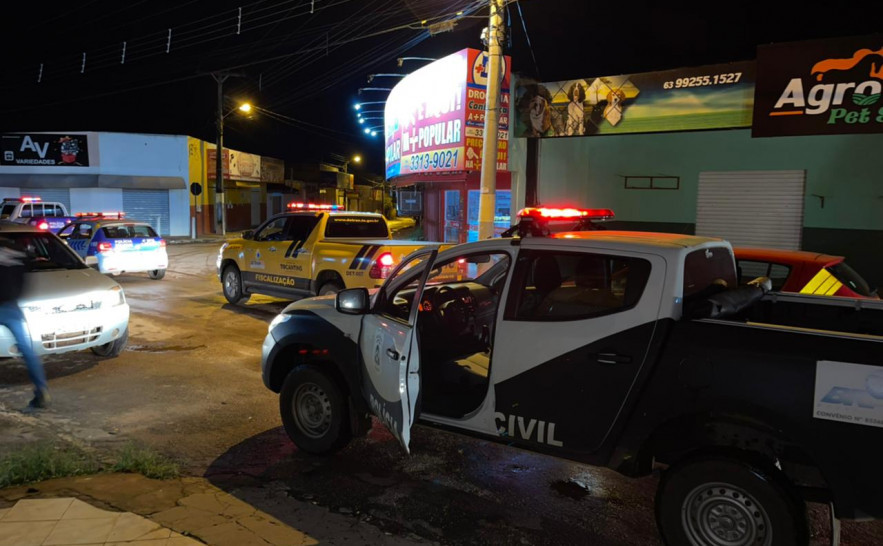 Forças de segurança atuam na operação Tolerância zero em várias cidades do Tocantins 