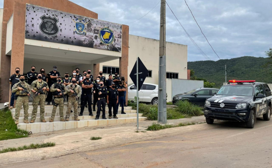 Em desfavor da criminalidade, Polícia Civil do Tocantins apoia operação Campos Belos da Polícia Civil de Goiás