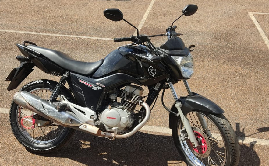 Motocicleta furtada em Colmeia é recuperada pela Polícia Civil em Palmas