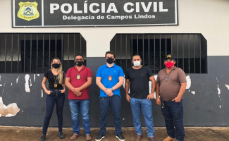 Delegado de Polícia Civil de Campos Lindos se reúne com secretário de Administração Municipal para tratar sobre instalação de Núcleo de Identificação na cidade