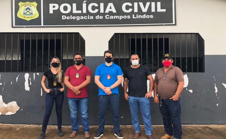 Delegado de Polícia Civil de Campos Lindos se reúne com secretário de Administração Municipal para tratar sobre instalação de Núcleo de Identificação na cidade
