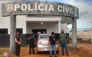 Em Conceição, Polícia Civil do Tocantins recupera uma motocicleta roubada e efetua prisão de suspeito de tráfico de drogas