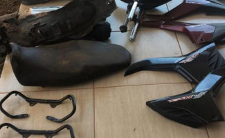 Jovem é preso pela Polícia Civil com celular e peças de motocicletas produtos de furtos e roubos 