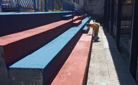 Custodiados da Unidade Penal de Arraias reformam Colégio Militar por meio do Programa Reeduca Tocantins