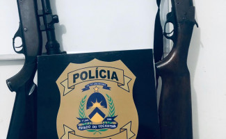 Em Guaraí, Polícia Civil cumpre mandado de busca e apreensão e apreende três armas de fogo