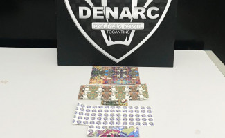 Divisão de Narcóticos da Polícia Civil prende traficante e apreende mais de 1300 micropontos de LSD em Palmas