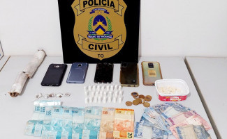 Em Pau D´arco, Polícia Civil fecha ponto de venda de drogas e prende duas pessoas por tráfico