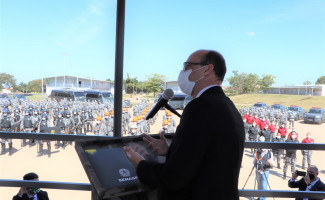 Secretário de Segurança Pública do Tocantins participa de cerimônia do Ministério da Justiça de entrega de bens para Forças de Segurança do Tocantins 