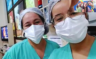 Voluntários inovam para levar amor e carinho a pacientes na pandemia